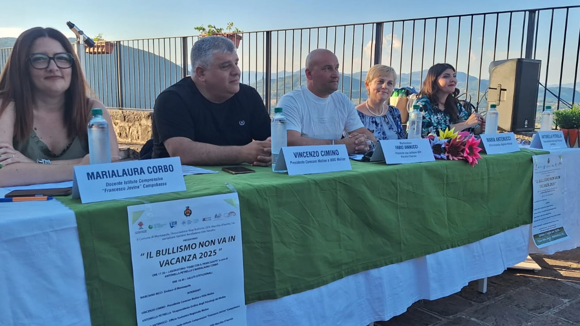 Montaquila: il Bullismo non va in vacanza. Sabato scorso il convegno promosso dall’associazione Stop Bullismo Odv Macchia d’Isernia.